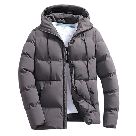 Winter Solid Zipper Coat