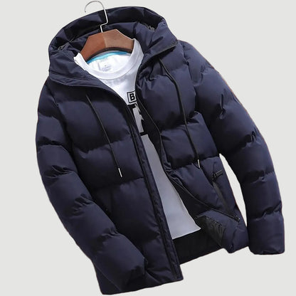 Winter Solid Zipper Coat