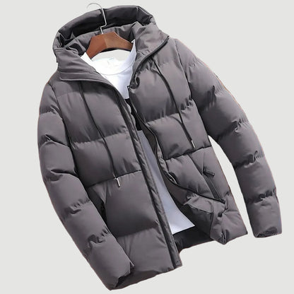 Winter Solid Zipper Coat