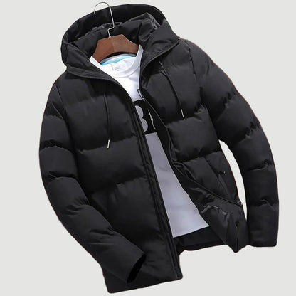 Winter Solid Zipper Coat